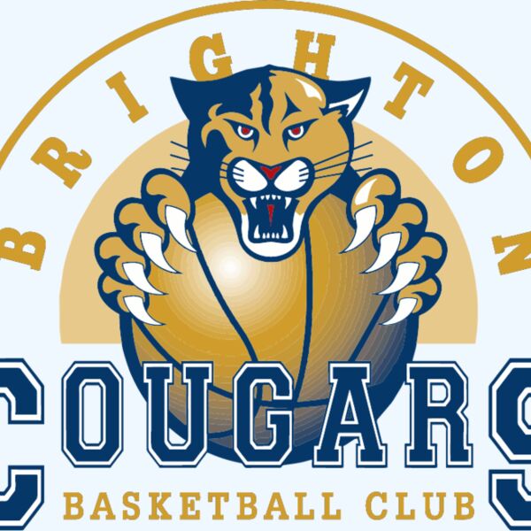 Brightin Cougars logo FOR BLUE Tops Thumbnail