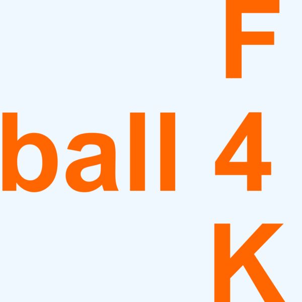 Football 4 kids orange Thumbnail