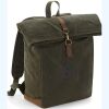 Quadra Heritage Waxed Canvas Backpack Thumbnail