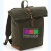 Quadra Heritage Waxed Canvas Backpack Thumbnail