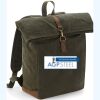 Quadra Heritage Waxed Canvas Backpack Thumbnail
