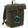 Quadra Heritage Waxed Canvas Backpack Thumbnail