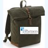 Quadra Heritage Waxed Canvas Backpack Thumbnail