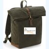 Quadra Heritage Waxed Canvas Backpack Thumbnail