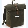 Quadra Heritage Waxed Canvas Backpack Thumbnail