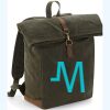 Quadra Heritage Waxed Canvas Backpack Thumbnail