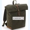 Quadra Heritage Waxed Canvas Backpack Thumbnail