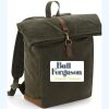 Quadra Heritage Waxed Canvas Backpack Thumbnail