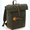 Quadra Heritage Waxed Canvas Backpack Thumbnail
