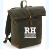 Quadra Heritage Waxed Canvas Backpack Thumbnail
