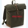 Quadra Heritage Waxed Canvas Backpack Thumbnail