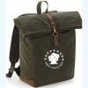 Quadra Heritage Waxed Canvas Backpack Thumbnail
