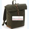 Quadra Heritage Waxed Canvas Backpack Thumbnail