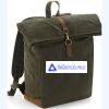 Quadra Heritage Waxed Canvas Backpack Thumbnail