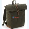 Quadra Heritage Waxed Canvas Backpack Thumbnail
