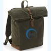 Quadra Heritage Waxed Canvas Backpack Thumbnail
